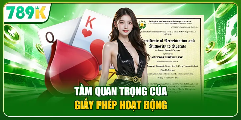 Tầm quan trọng của giấy phép hoạt động